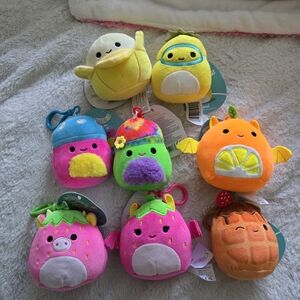 Squishmallow Clip Plush Bundle Lot